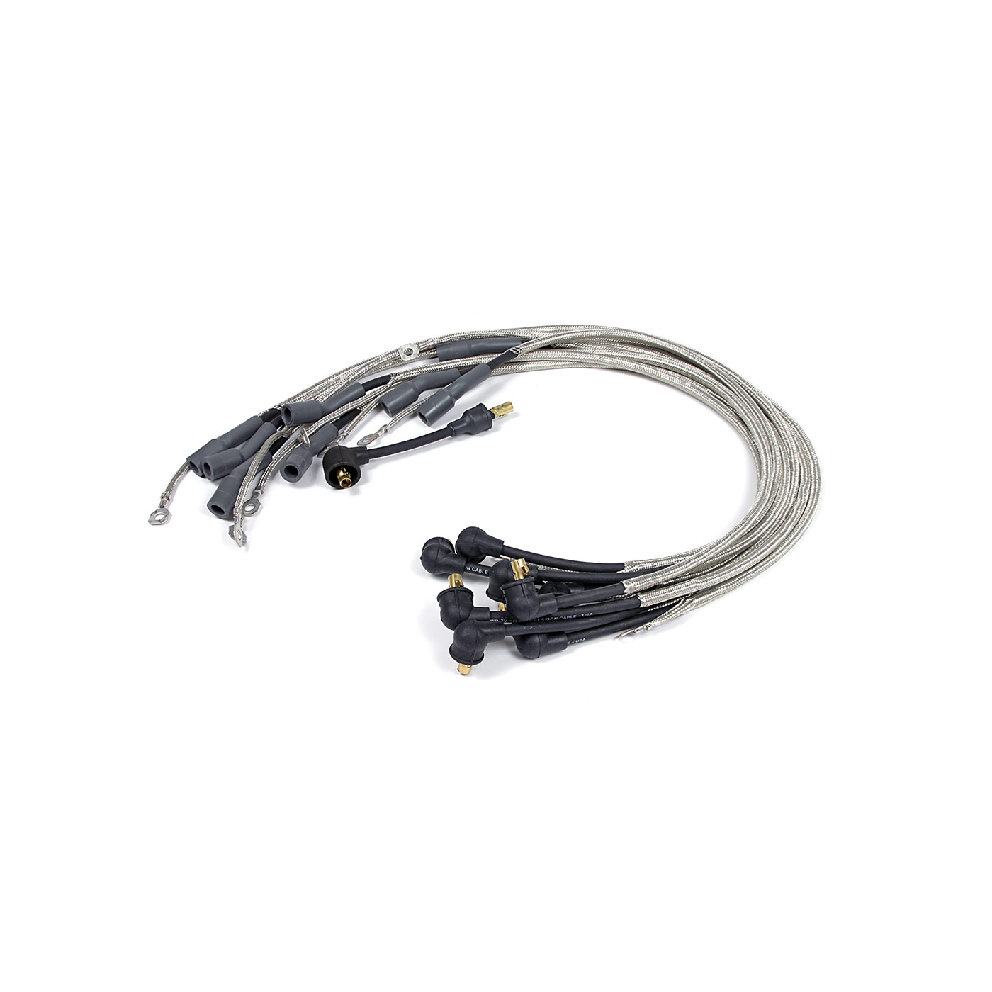 67-74 427/454 Braided Spark Plug Wires w/Ground Wires
