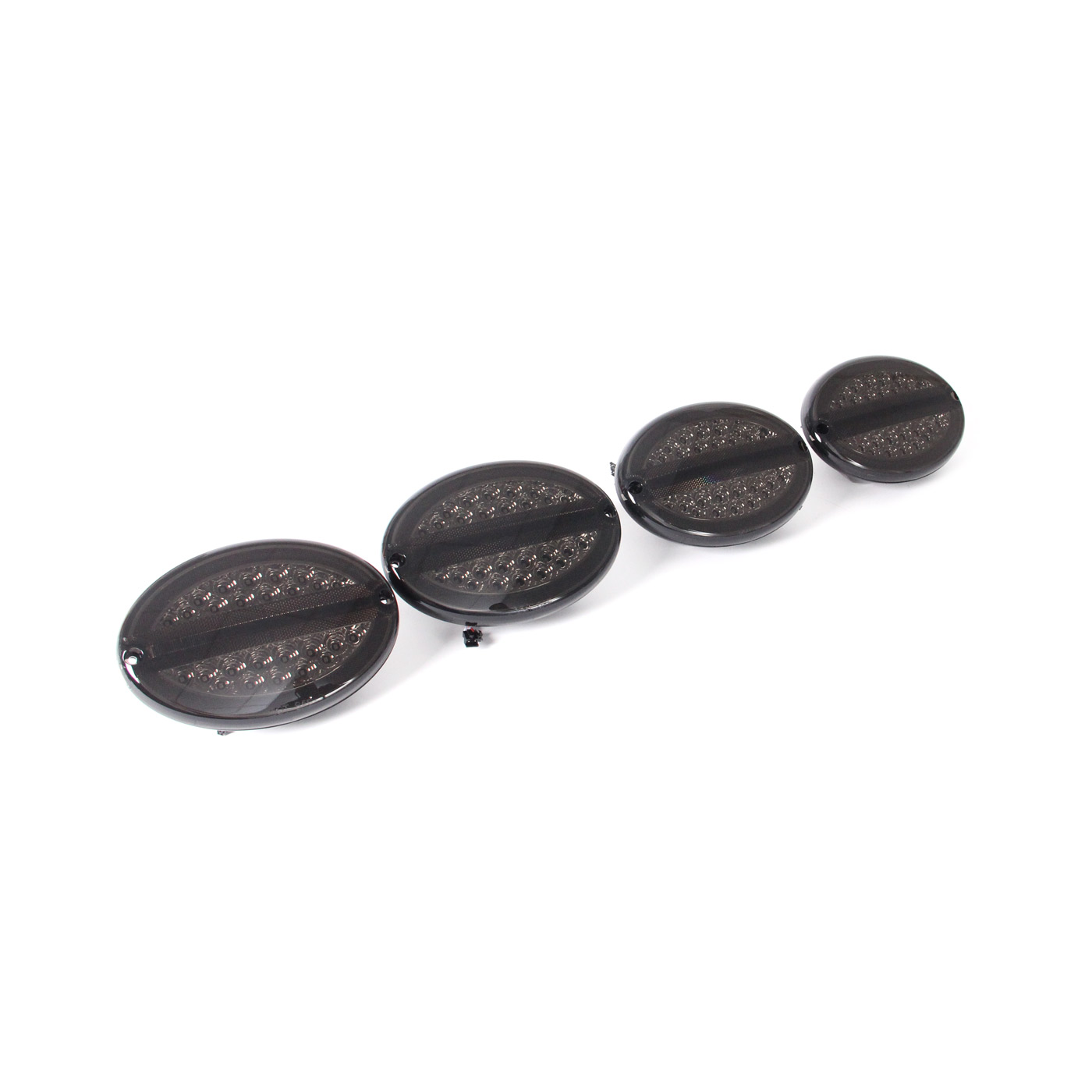 97-04 LED Tail Light Set (Smoke)
