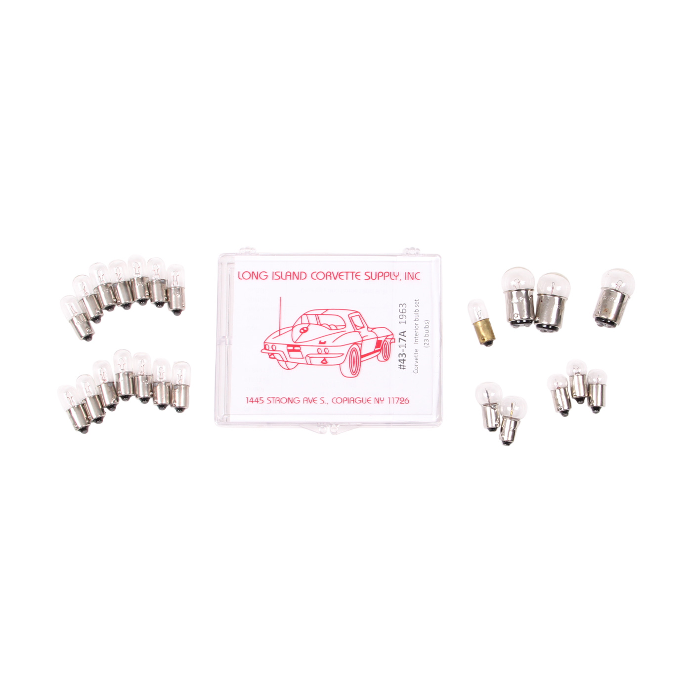 63 Interior Light Bulb Kit With Storage Case