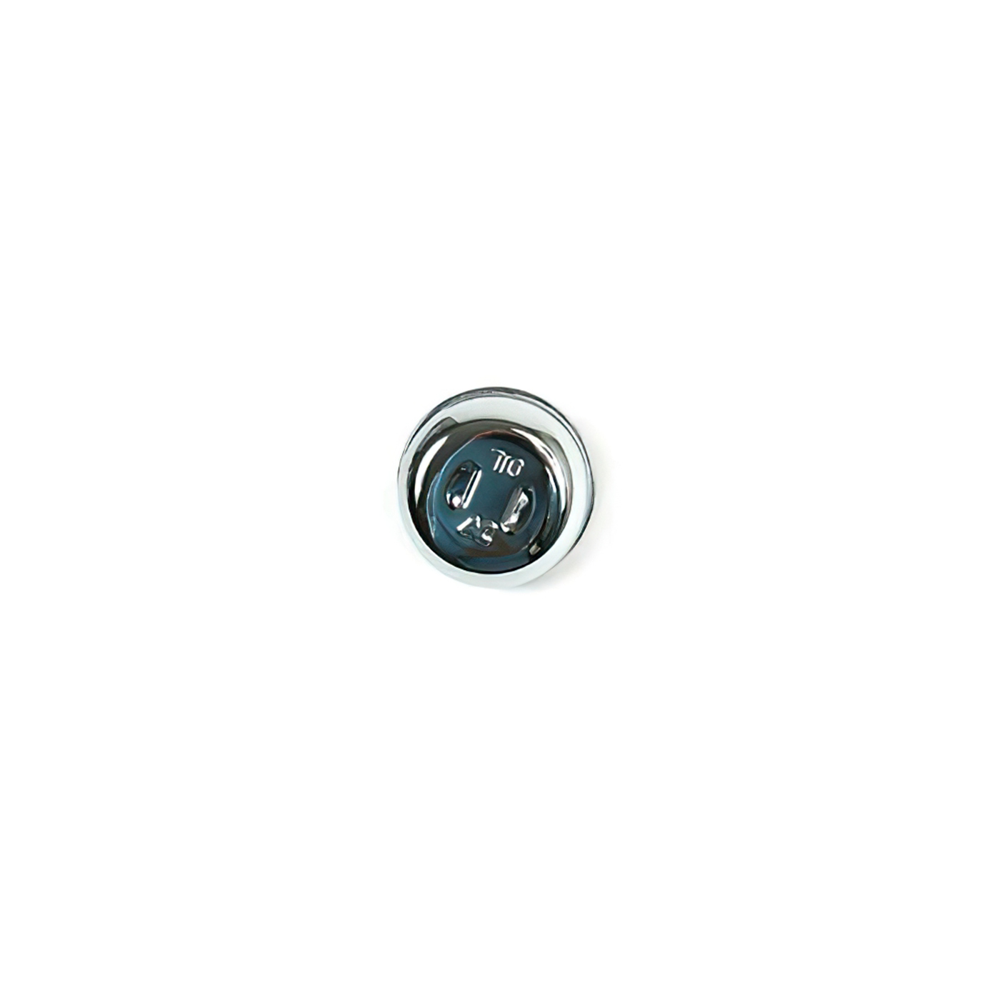 62L Non-Vented Oil Cap - Chrome (Solid Lifters)