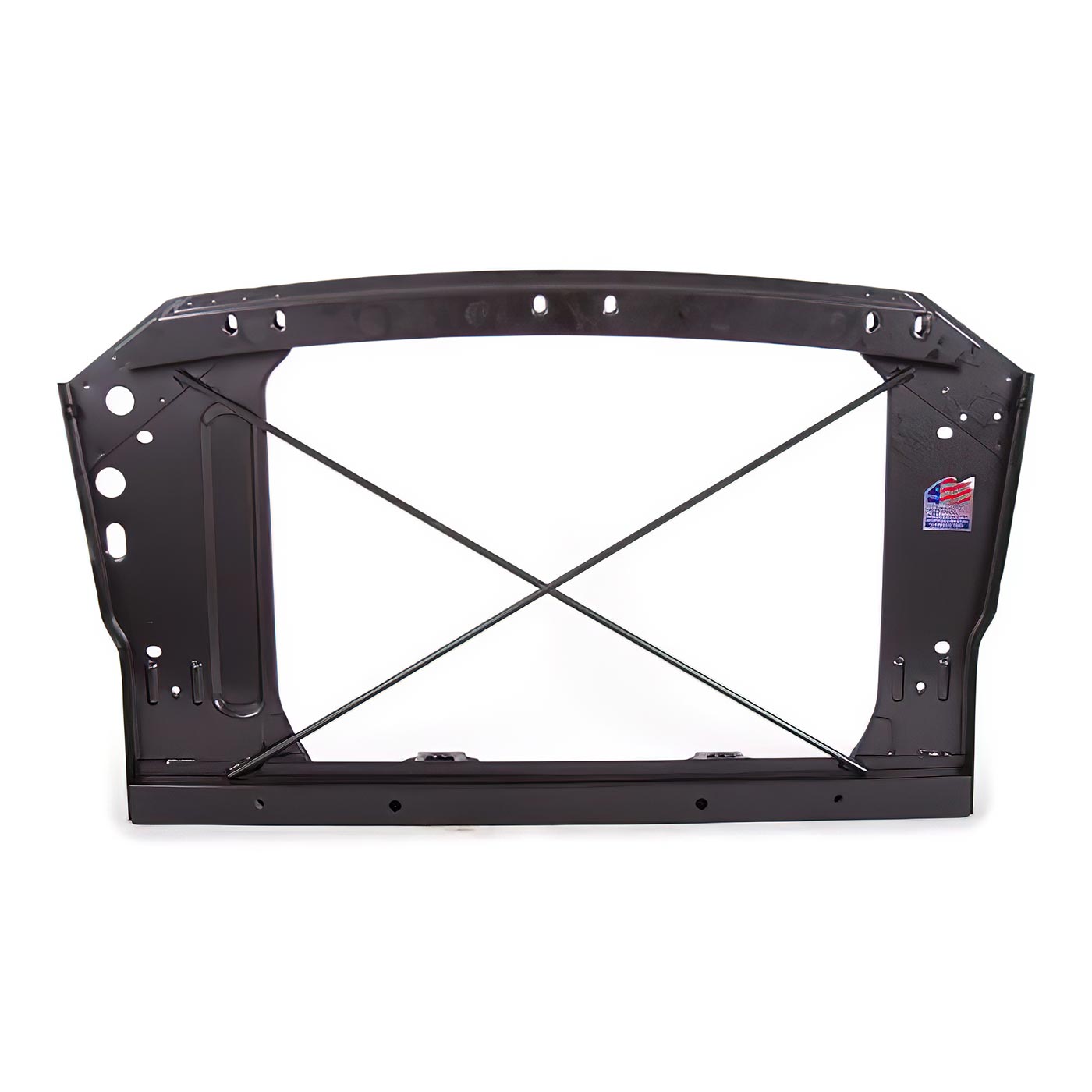 66-67 327 w/o AC Radiator Core Support