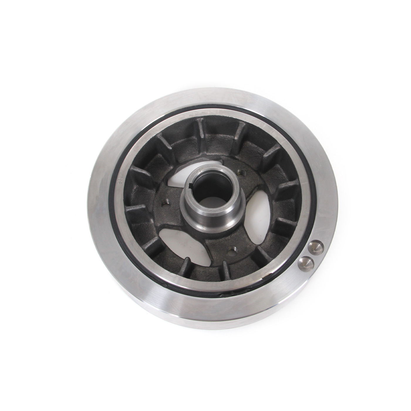62-67 327 Hiperf Harmonic Balancer (Correct w/Fins)