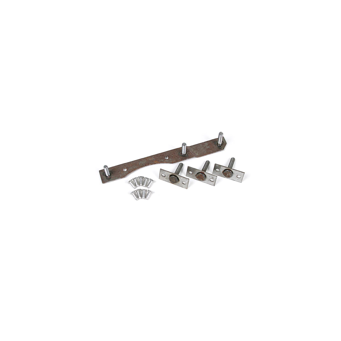 63-67 w/AC Outer Heater Box/Blower Motor Mount Stud Plates