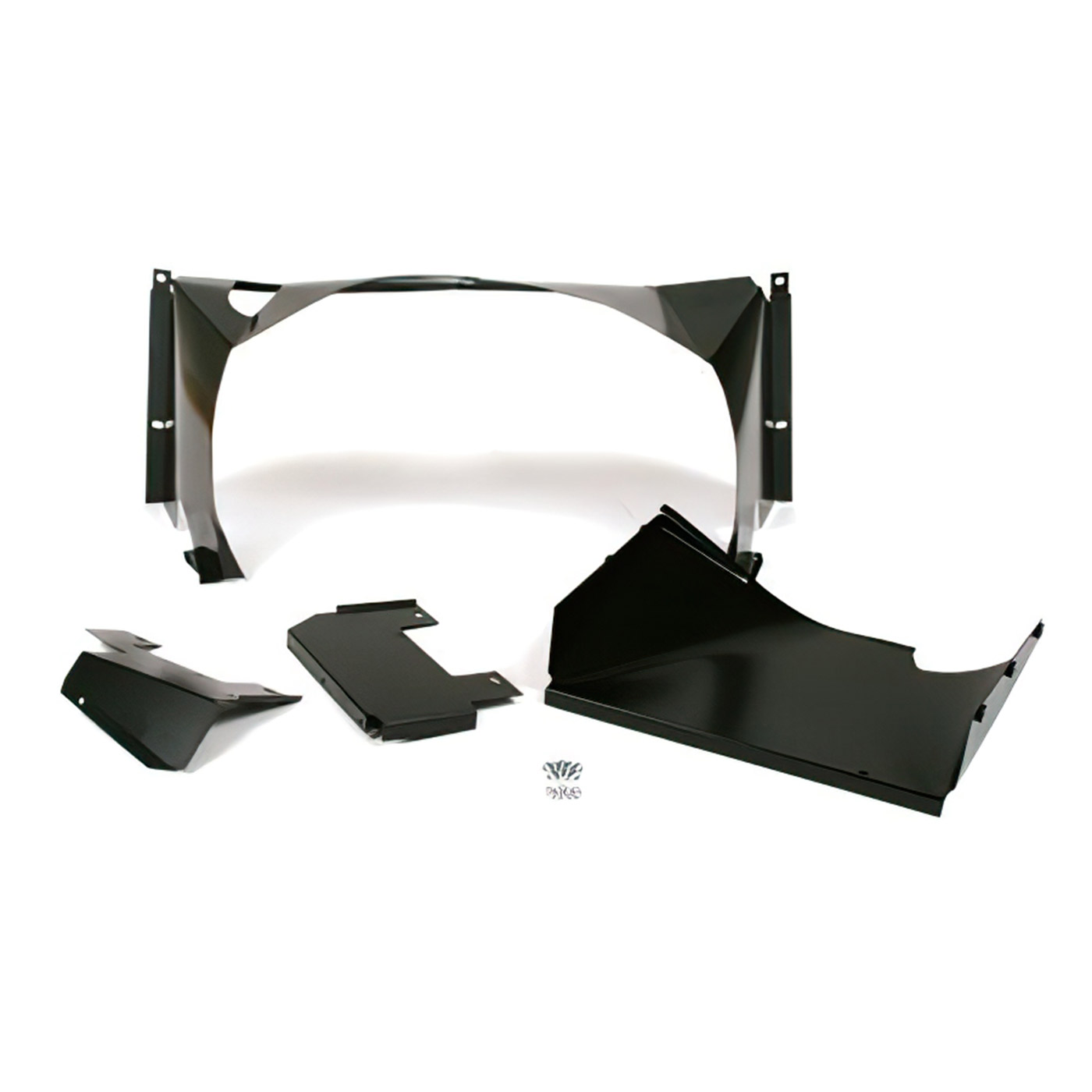 56-57 Fan Shroud, Complete (4-Piece)