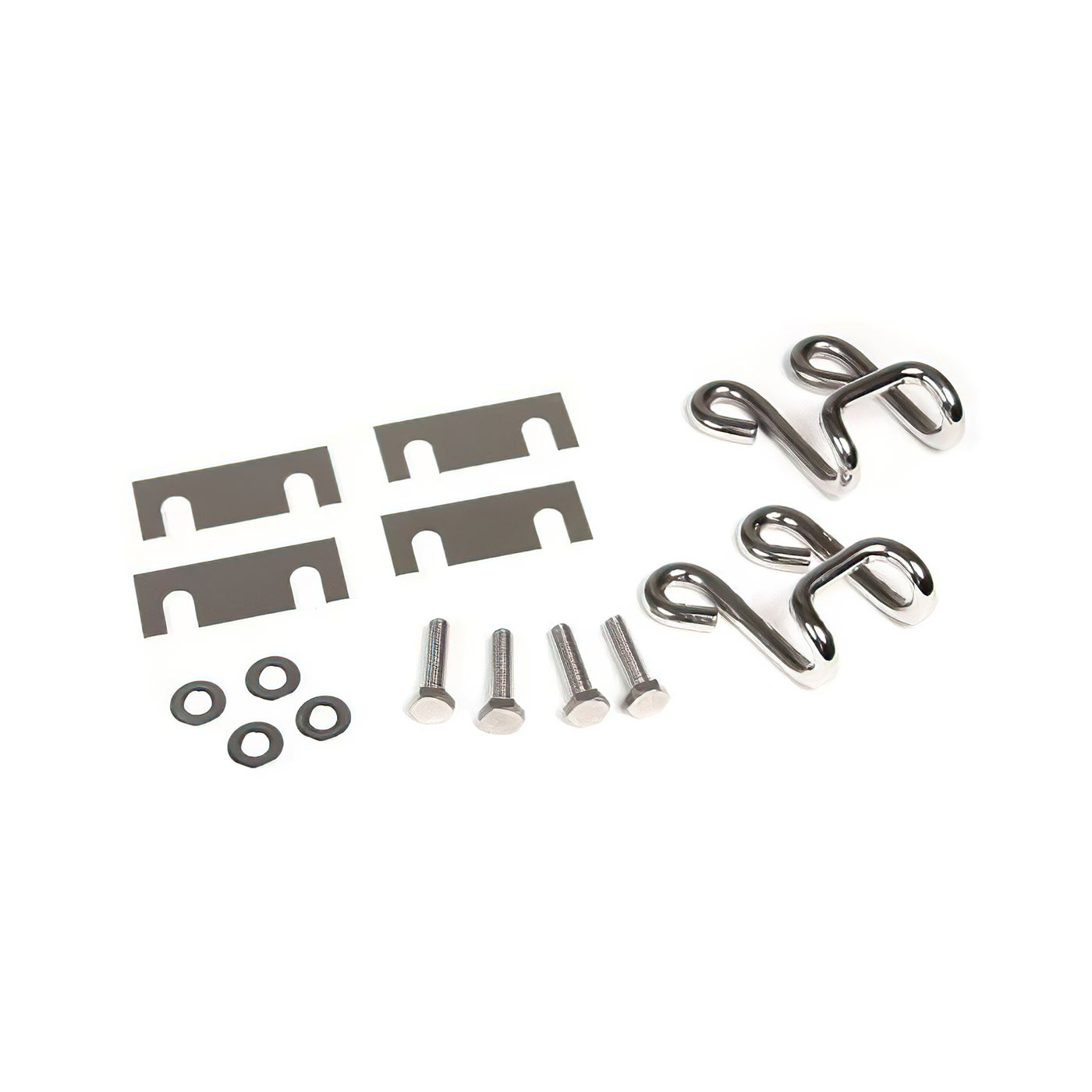 79-82 Stainless Hood Lock Striker w/Mount Hardware