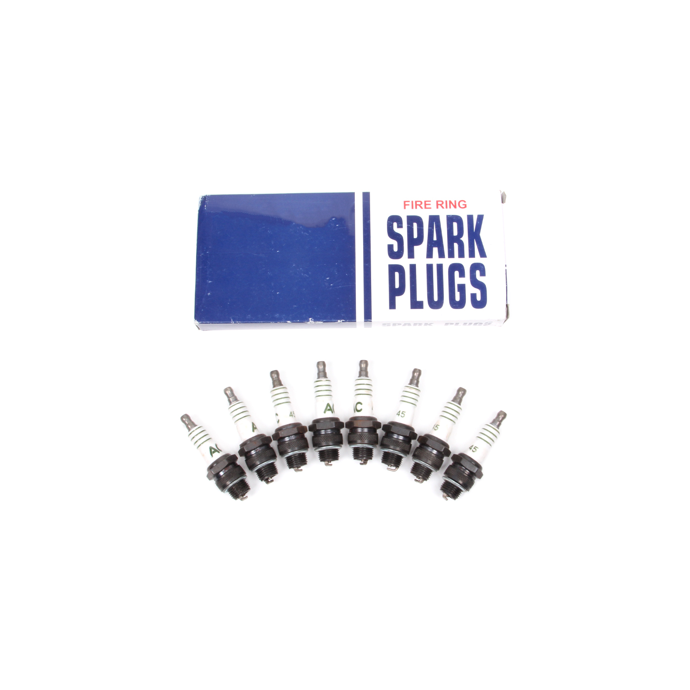 57-70 Reproduction AC-Delco # 45 Spark Plug w/Green Stripe