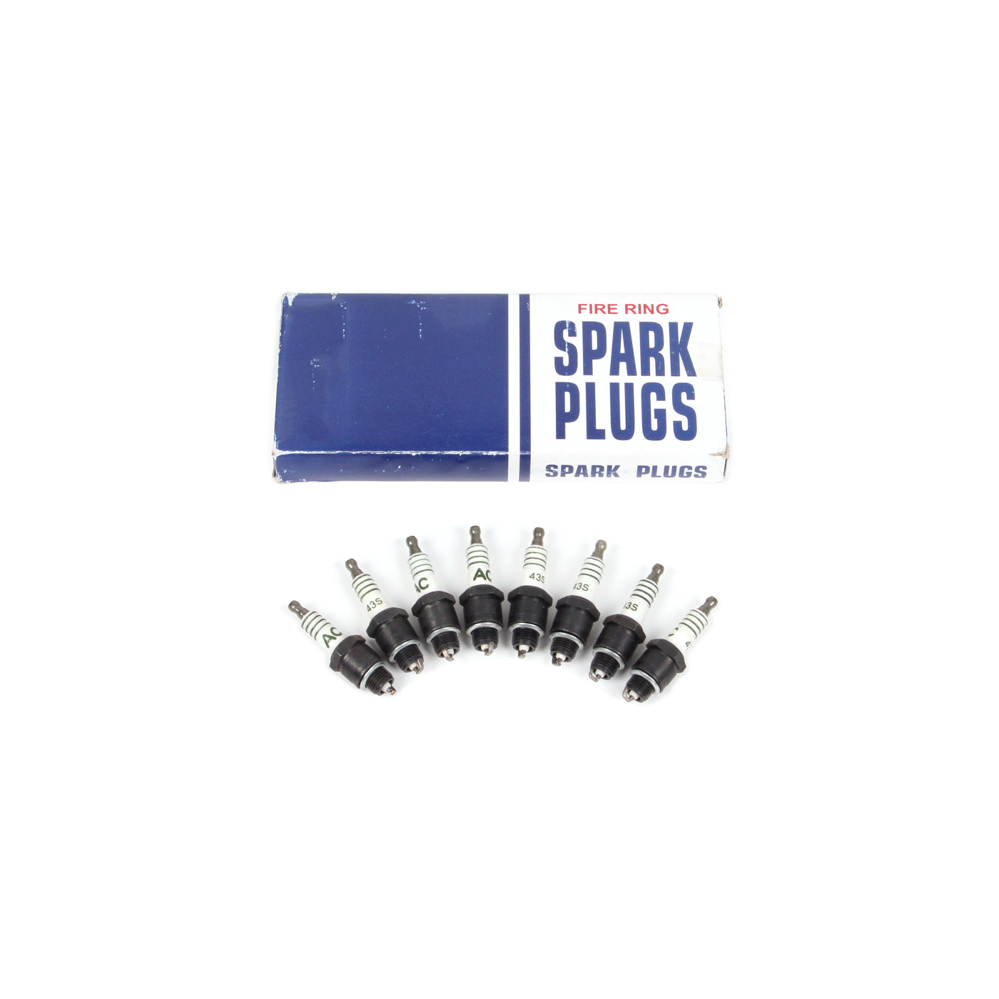 57-68 Reproduction AC-Delco # 43S Spark Plug w/Green Stripe