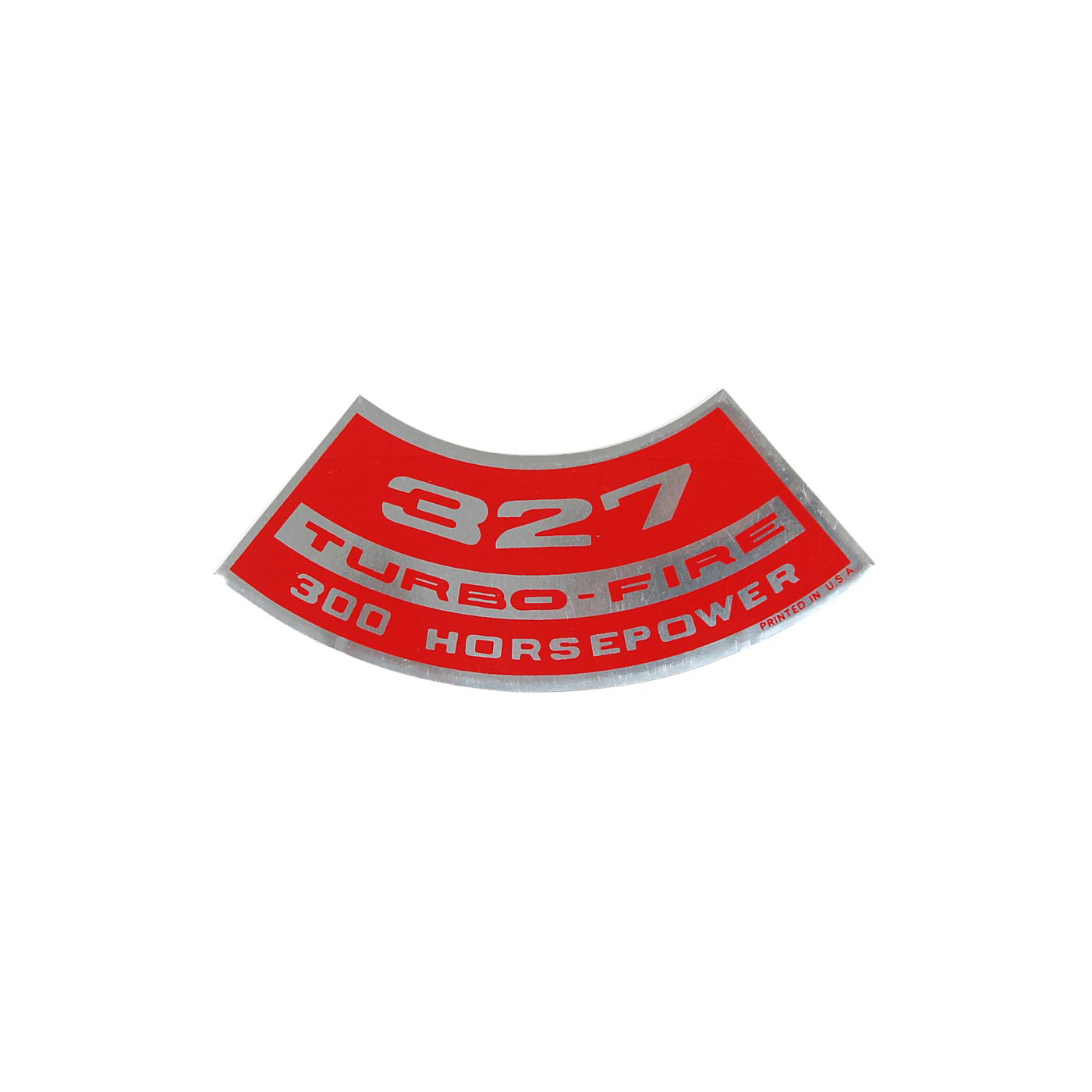 66-68 300hp Air Cleaner Decal