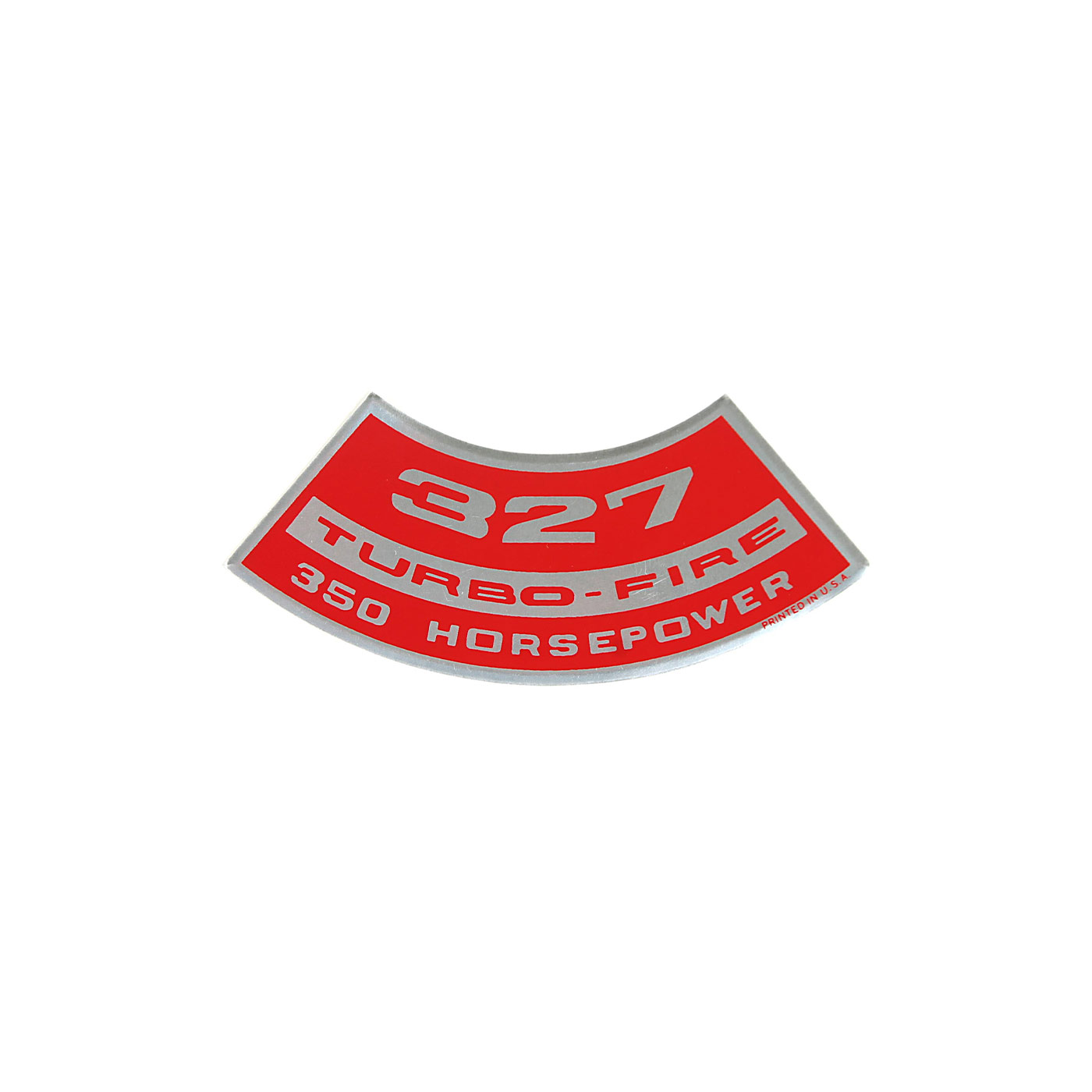 66-68 350hp Air Cleaner Decal