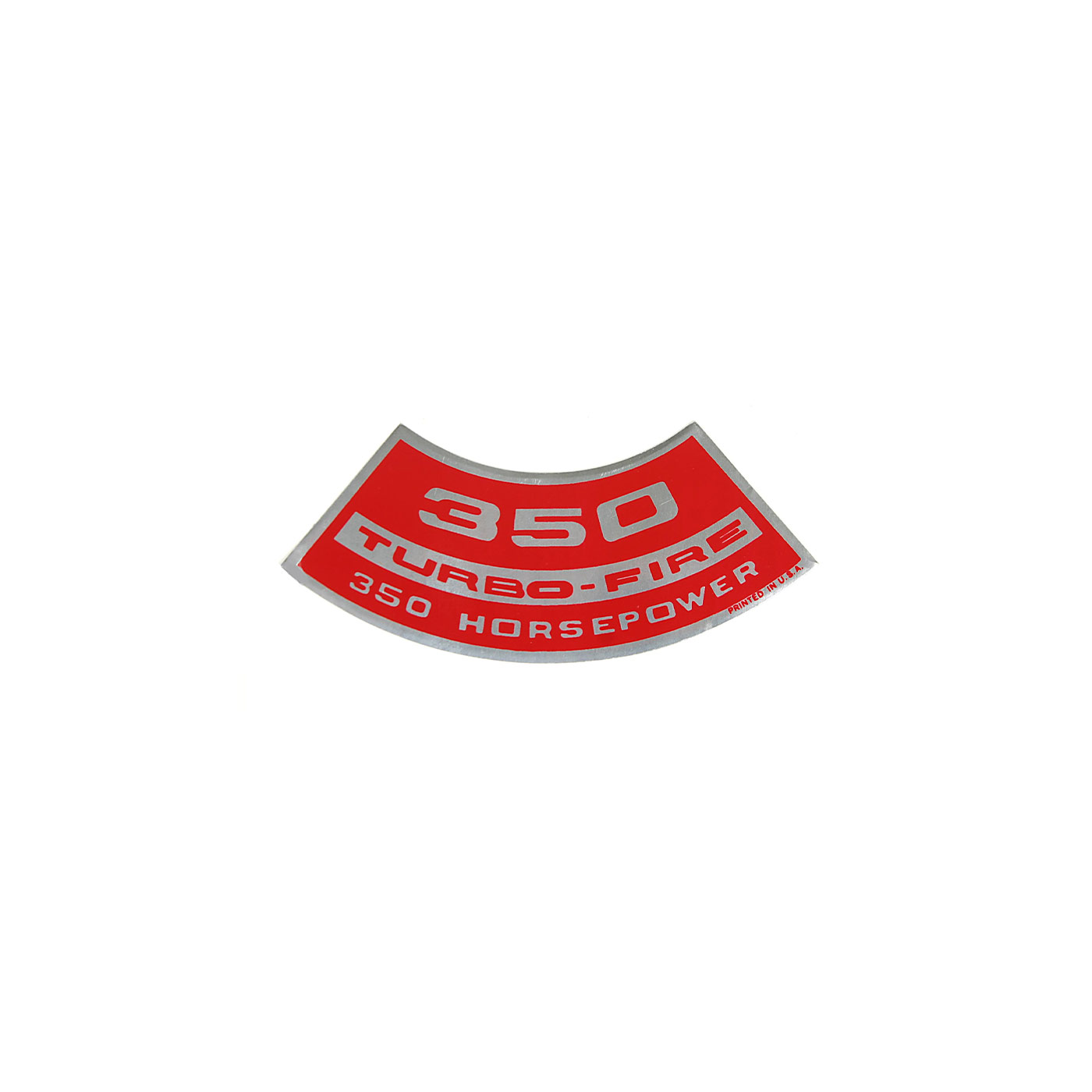 69-70 350hp Air Cleaner Decal