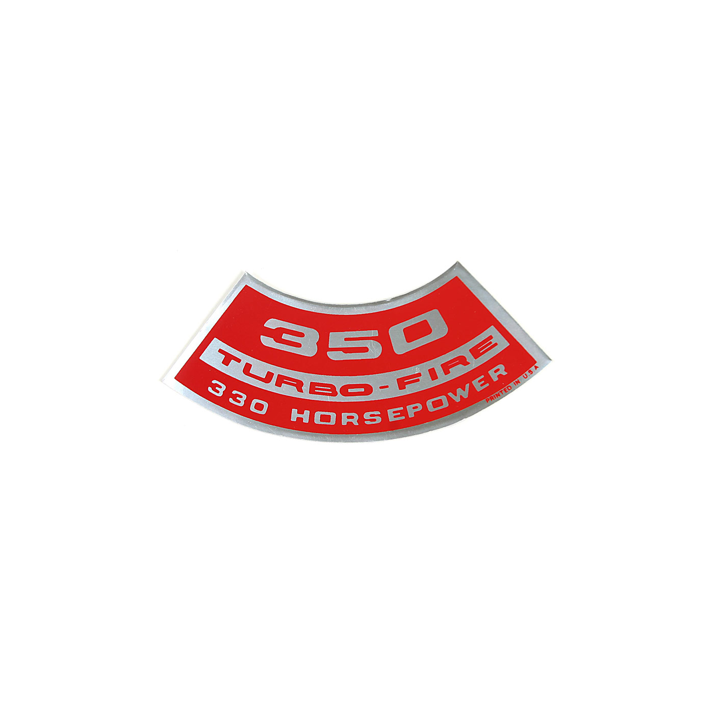 71 330hp Air Cleaner Decal