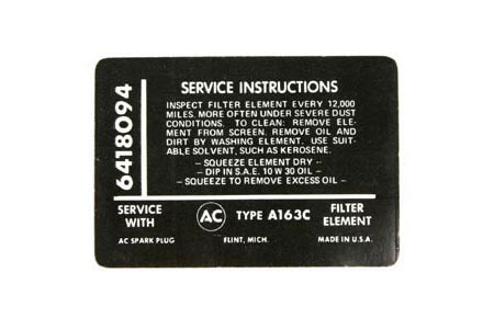 1965L Corvette FI Instructions