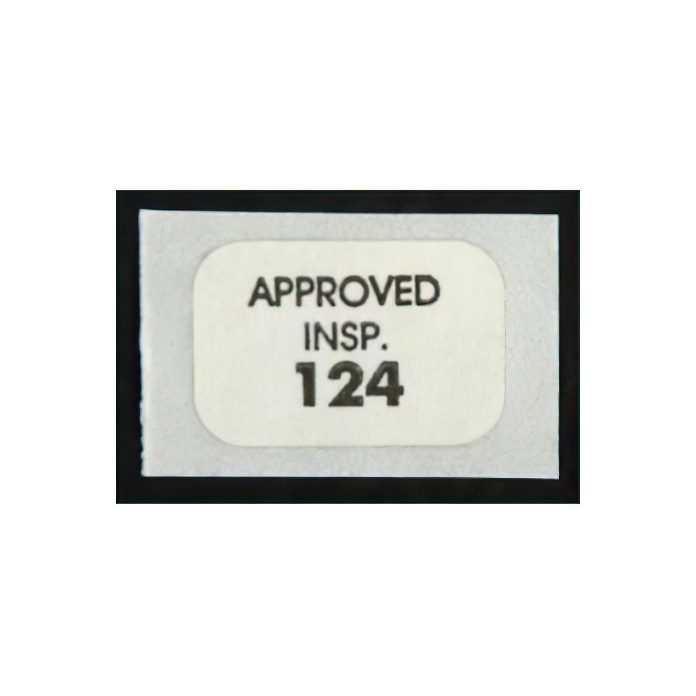 56-62 #124 Blower Motor Inspection Decal