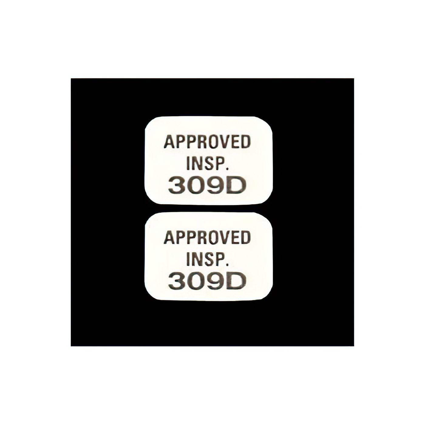 63 #309D Blower Motor Decal