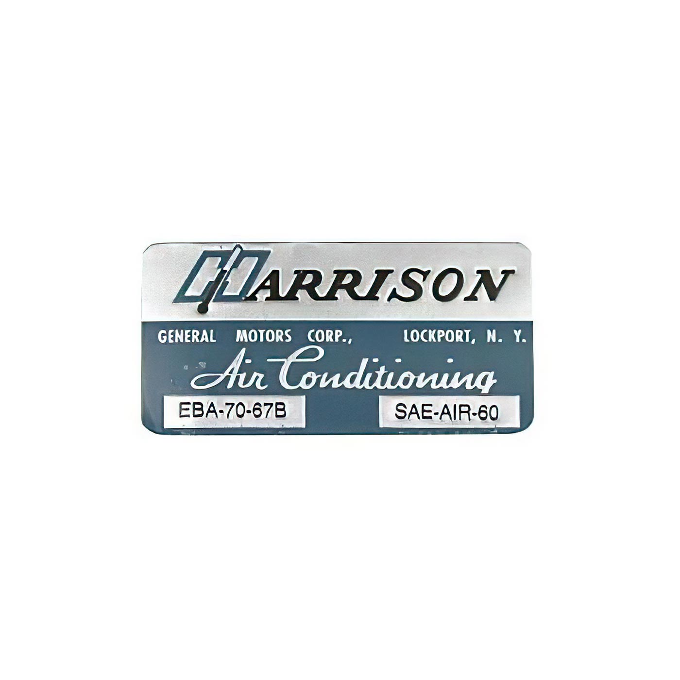 67 Air Condition Heat Exchanger Decal