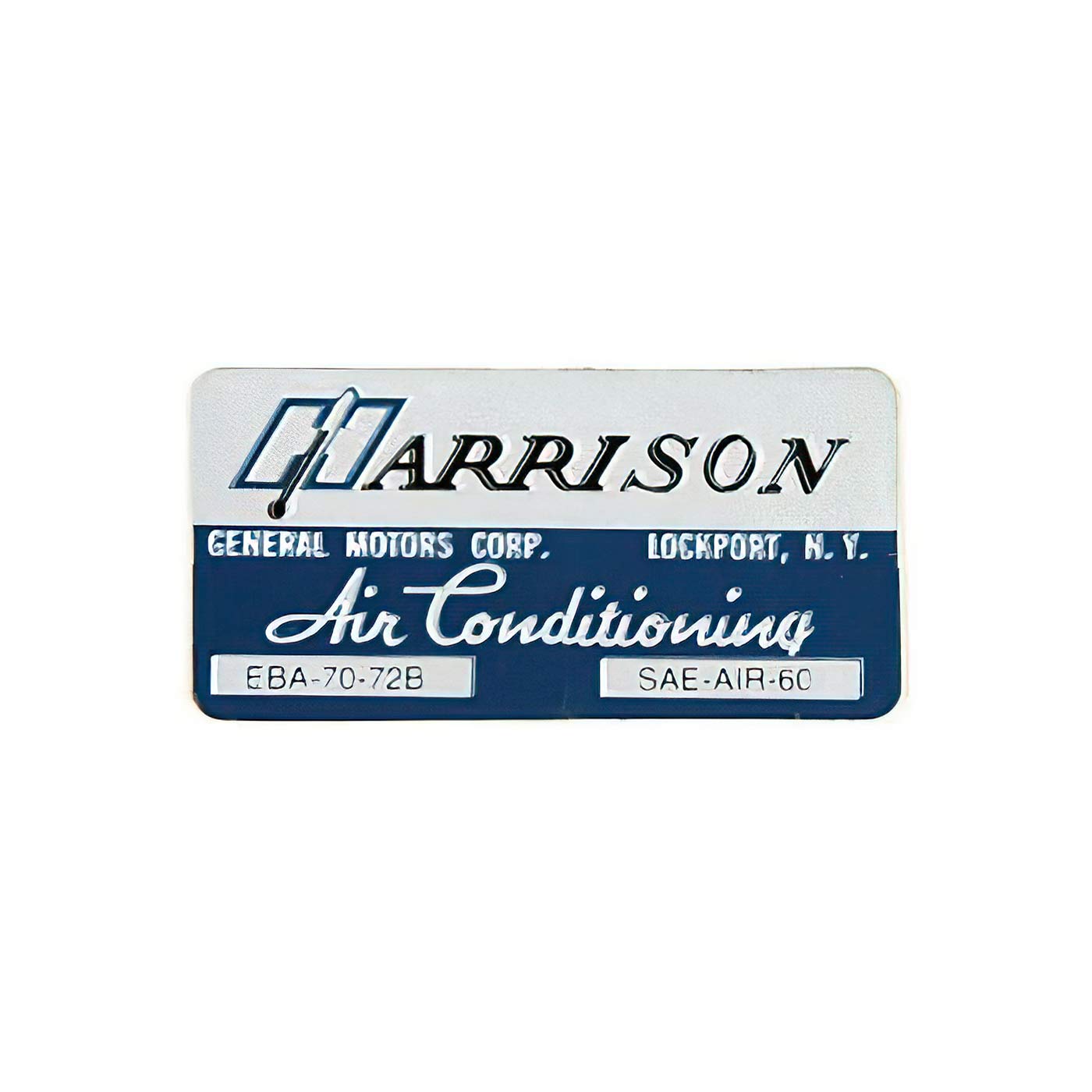 72 Air Condition Heat Exchanger Decal