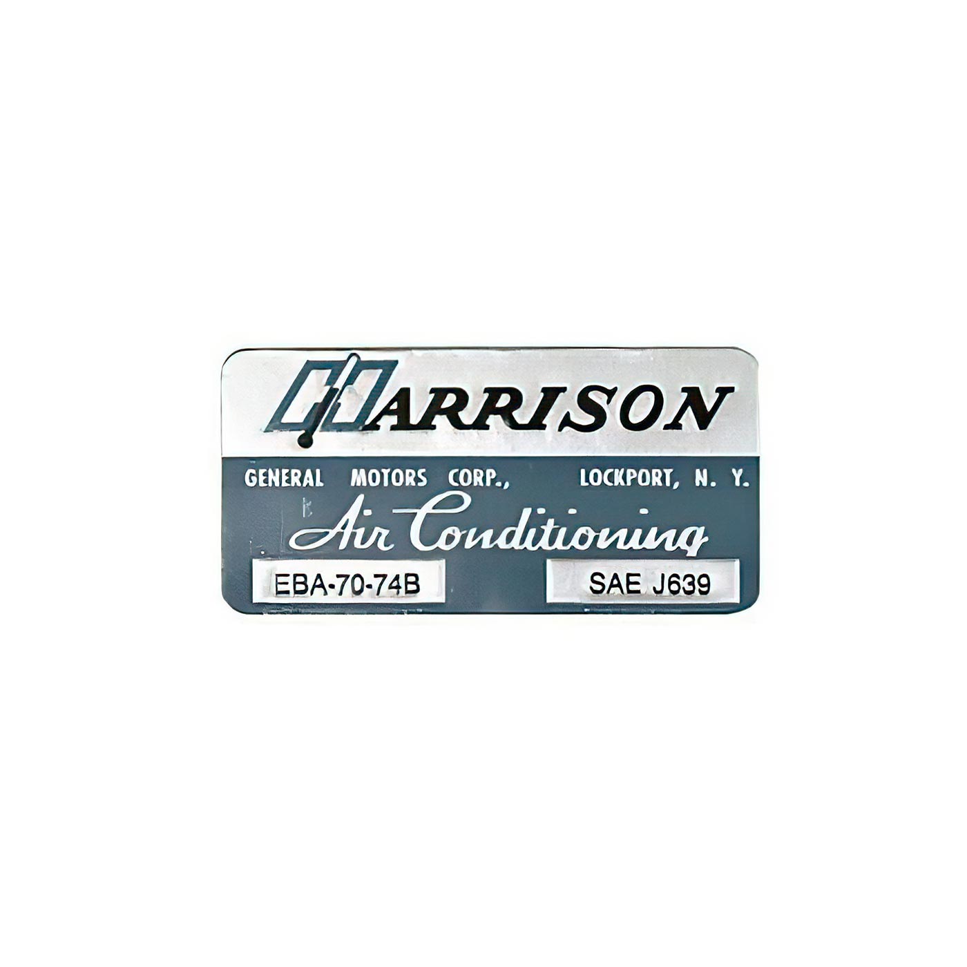 74 Air Condition Heat Exchanger Decal