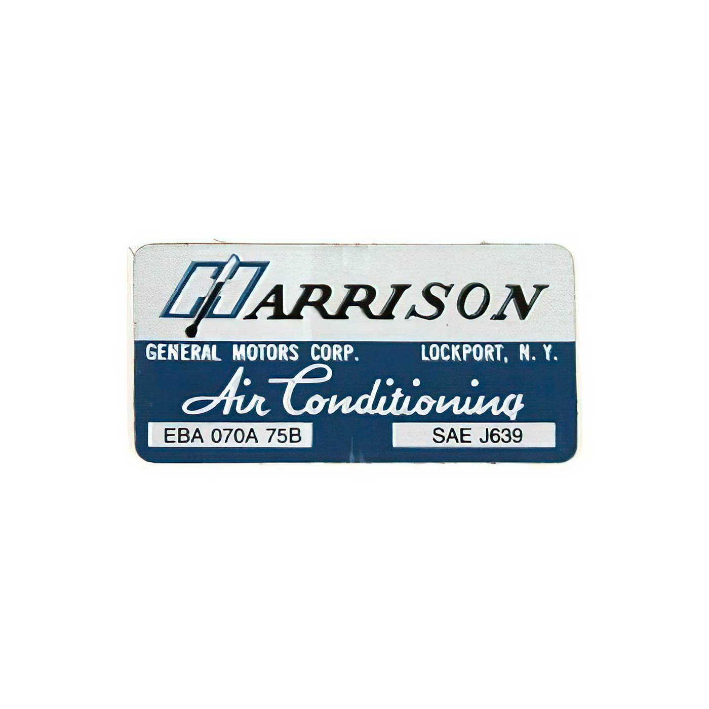 75 Air Condition Heat Exchanger Decal
