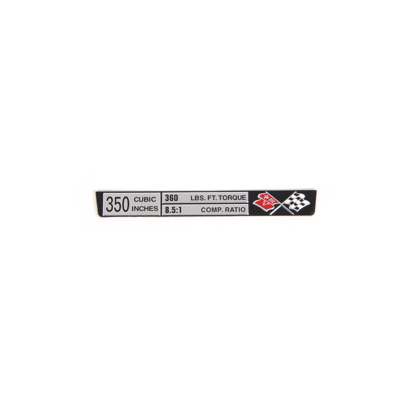 72 350 Console Data Plate