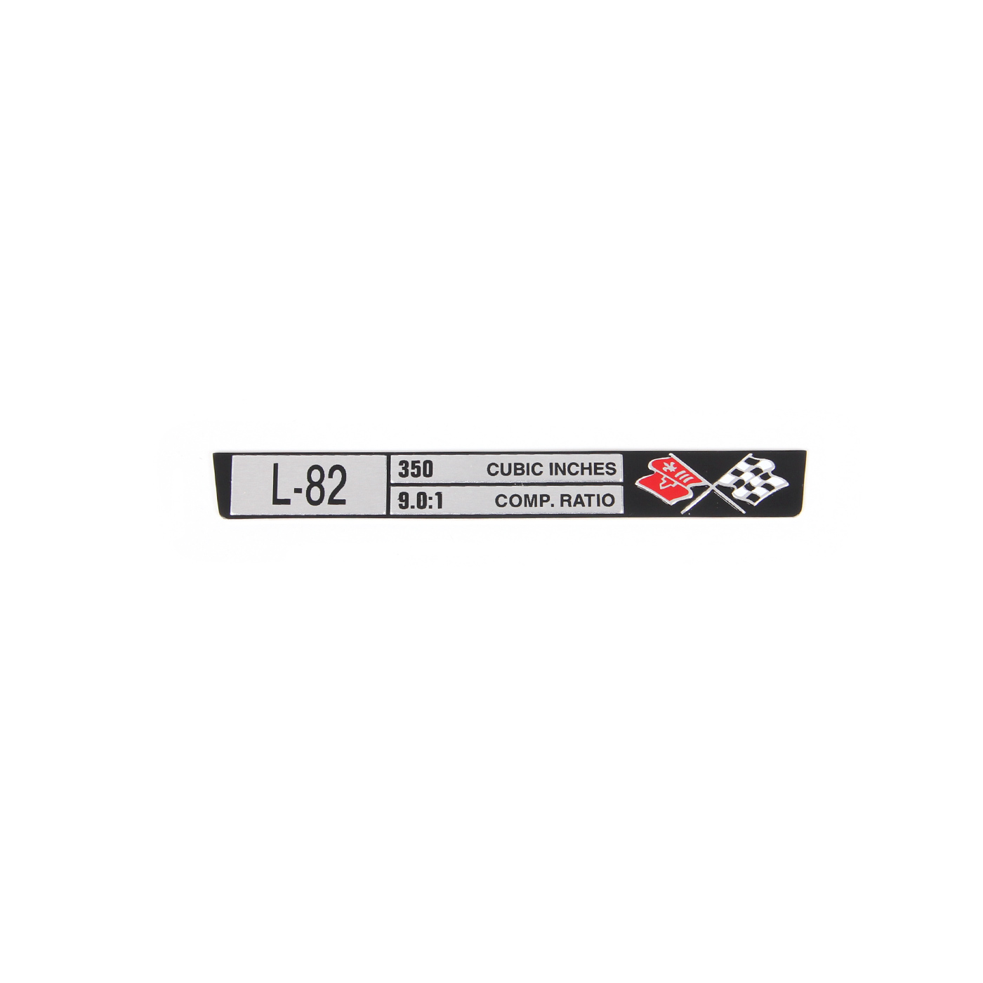 75-76 L82 Console Data Plate