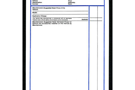 1969-1972 Corvette Window Sticker