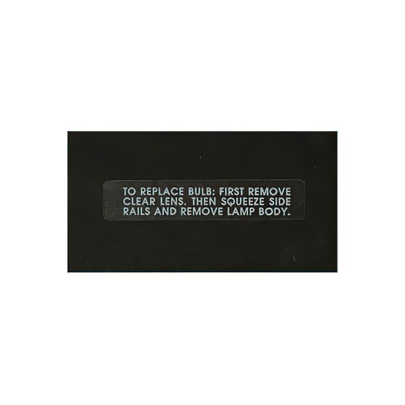 73-77 Inside Mirror Map Light Decal