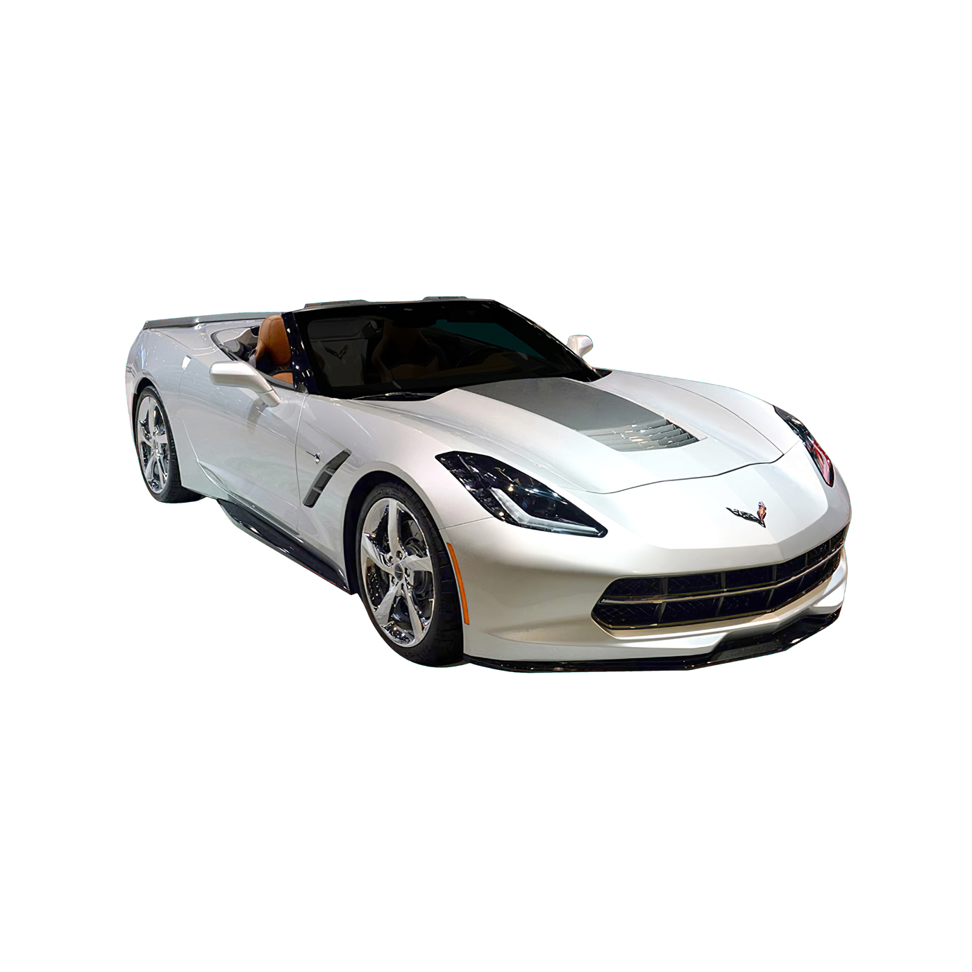 14-19 Stingray OEM Style Shark Gray Stinger Hood Decal