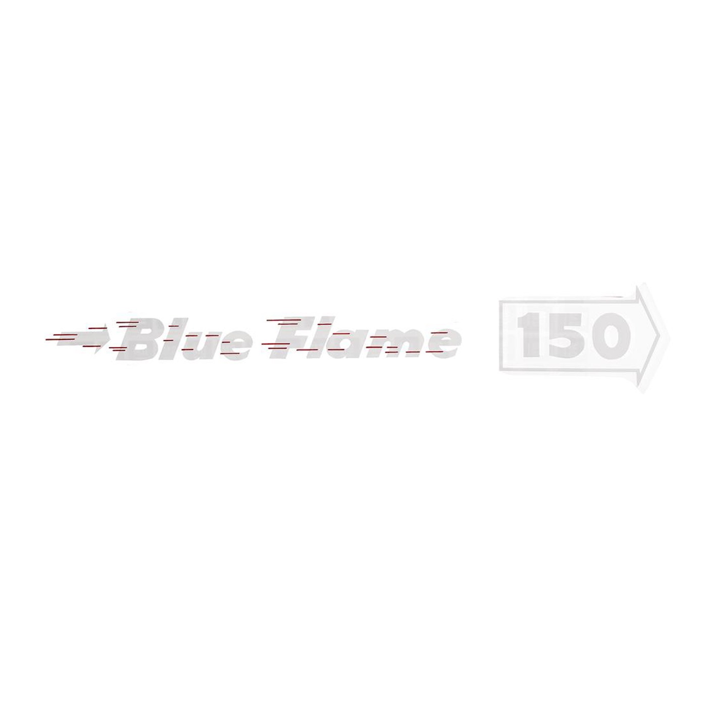 54-55 Blue Flame 6 Cylinder 150 Valve Cover Decal Set