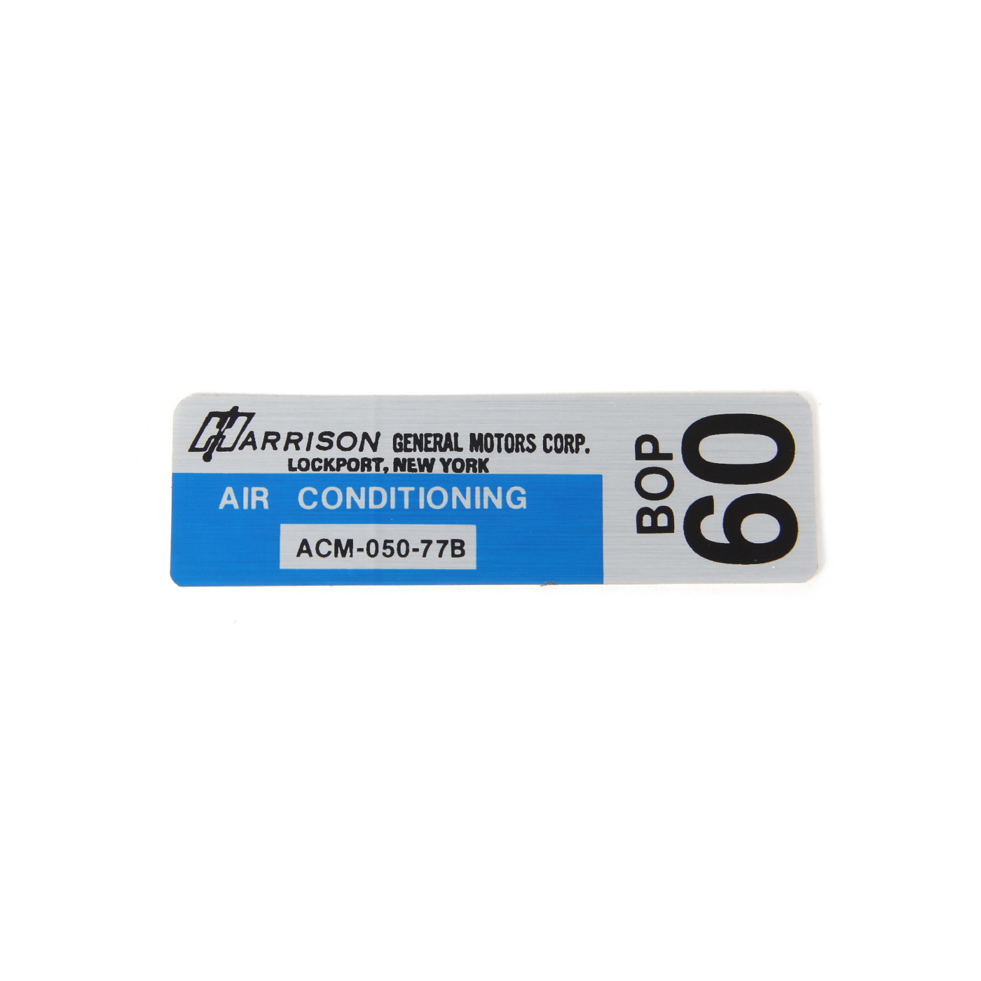 77 Air Condition Heat Exchanger Decal