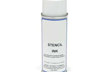 White Stencil Spray Ink