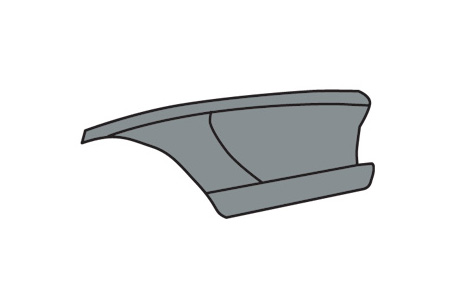 1962 Corvette Side Fender Panel (PM)