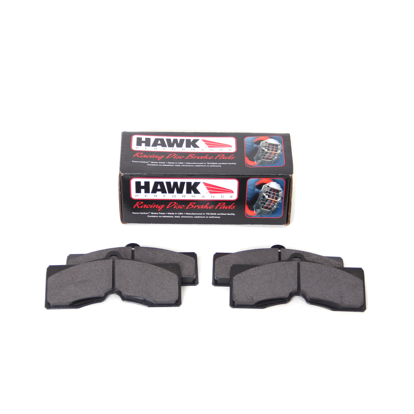 65-82 Hawk HP Plus Brake Pads - Axle Set