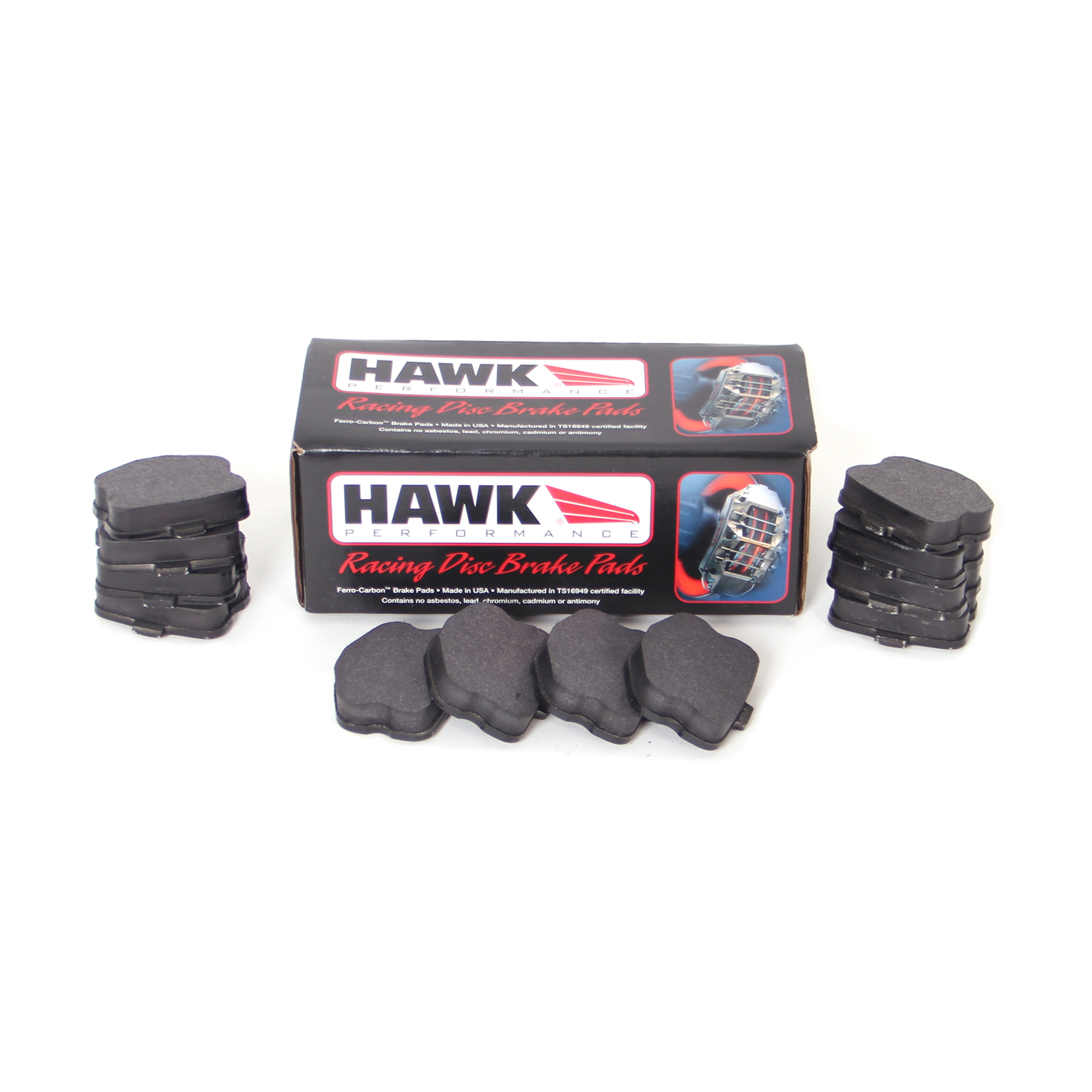 06-13 Z06/Grand Sport Front Hawk HP Plus Brake Pads