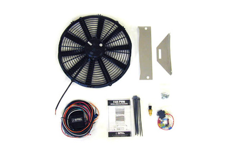 1963-1972 Corvette 16" SPAL Electric Fan Kit