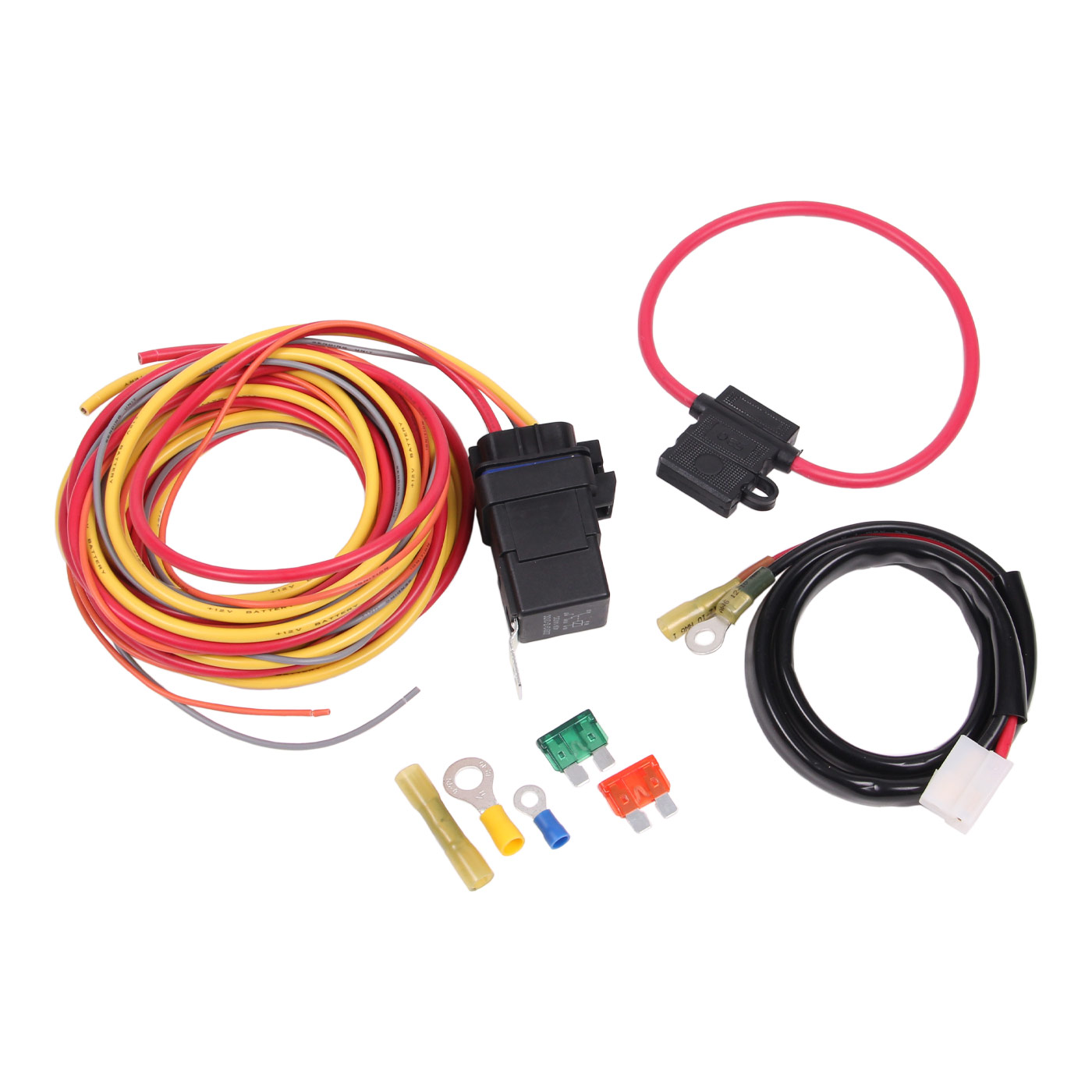 1963-1982 SPAL Electric Fan Relay Wiring Kit - For Air Conditioning Cars