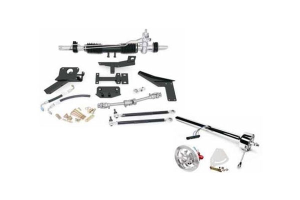 56-62 Steeroid Rack And Pinion Manual With Headers