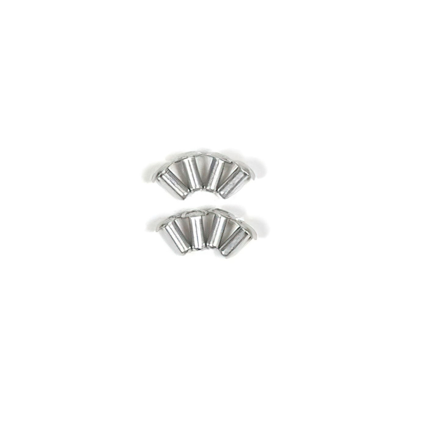 63-67 Hood Female Lock Mount Plate Rivets