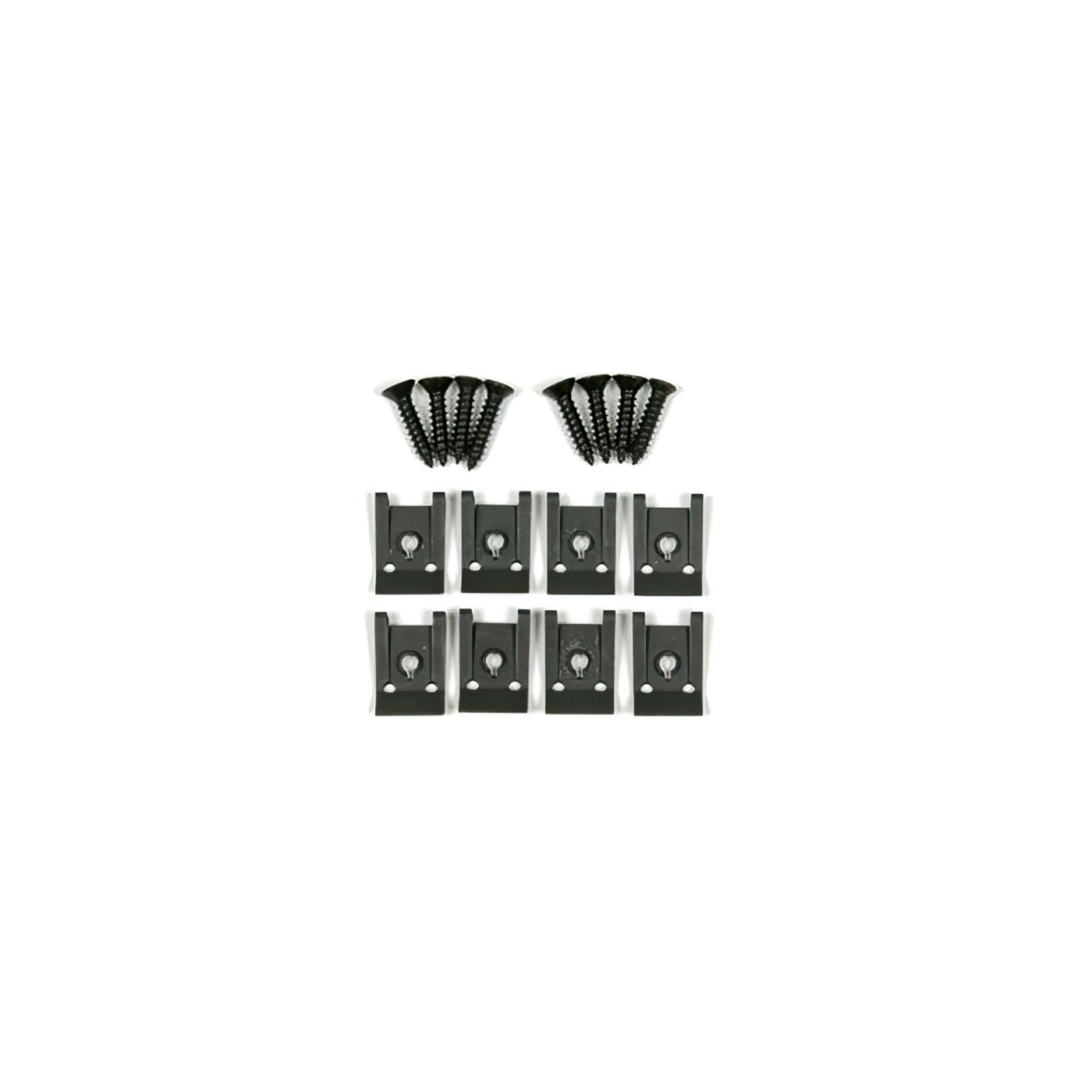 68-75 Rear Deck Vent Grill Screws w/Nuts (Black Screws)