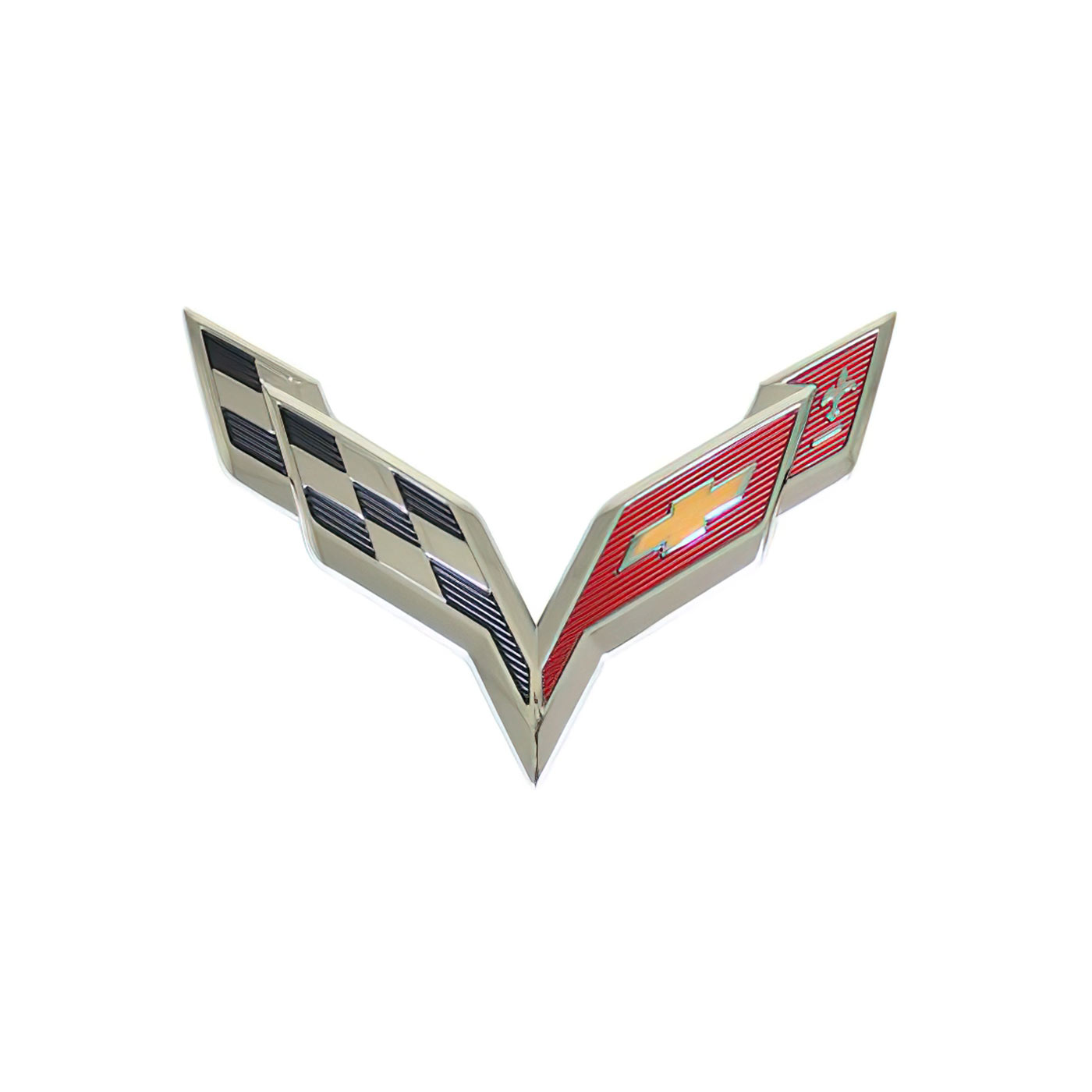 14-19 Front Cross Flag Emblem