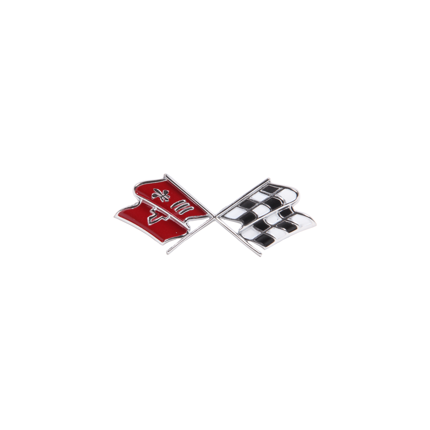 67 Front Nose Emblem (Dark Red)