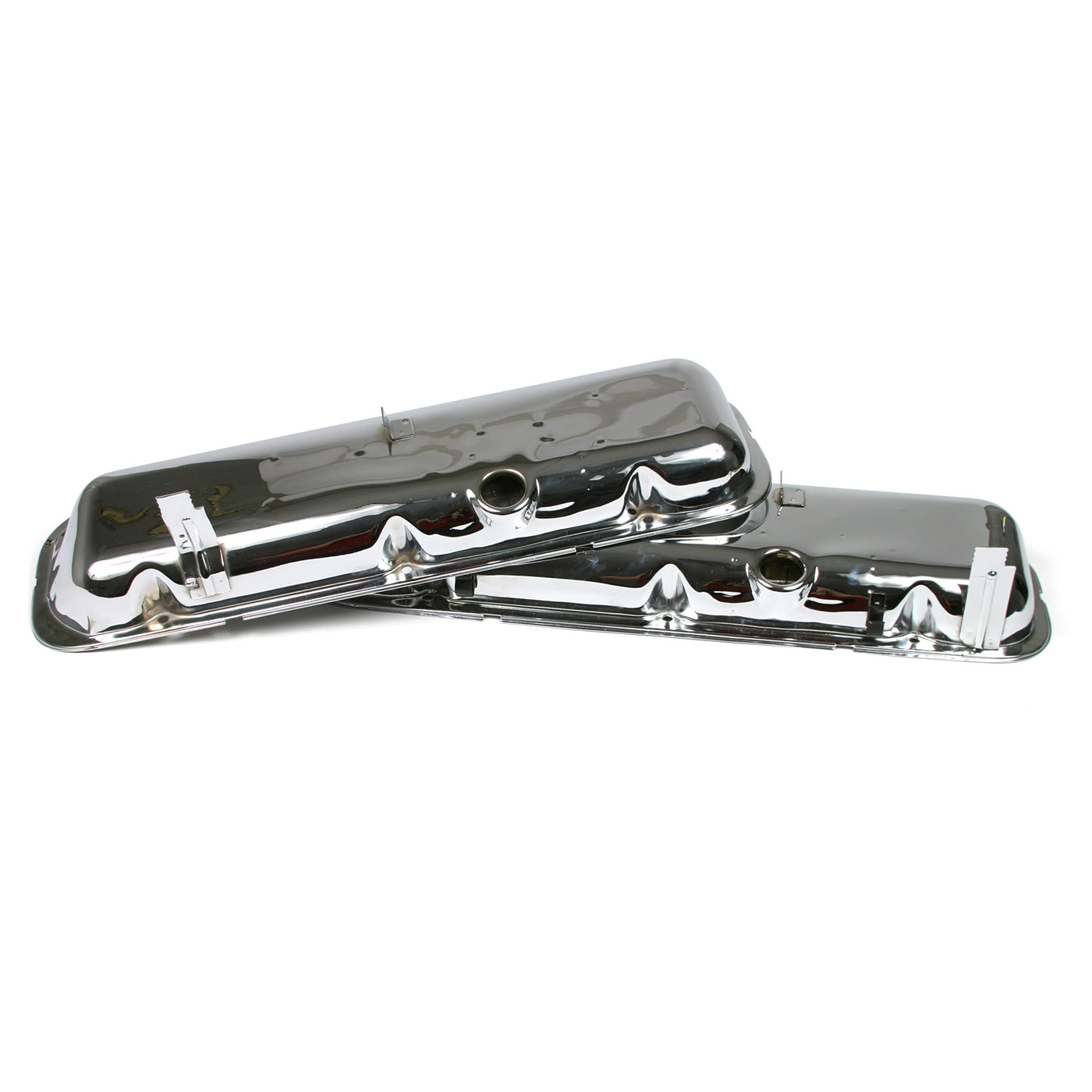 70-71E 454 Valve Covers - 100% Reproduction (Chrome)
