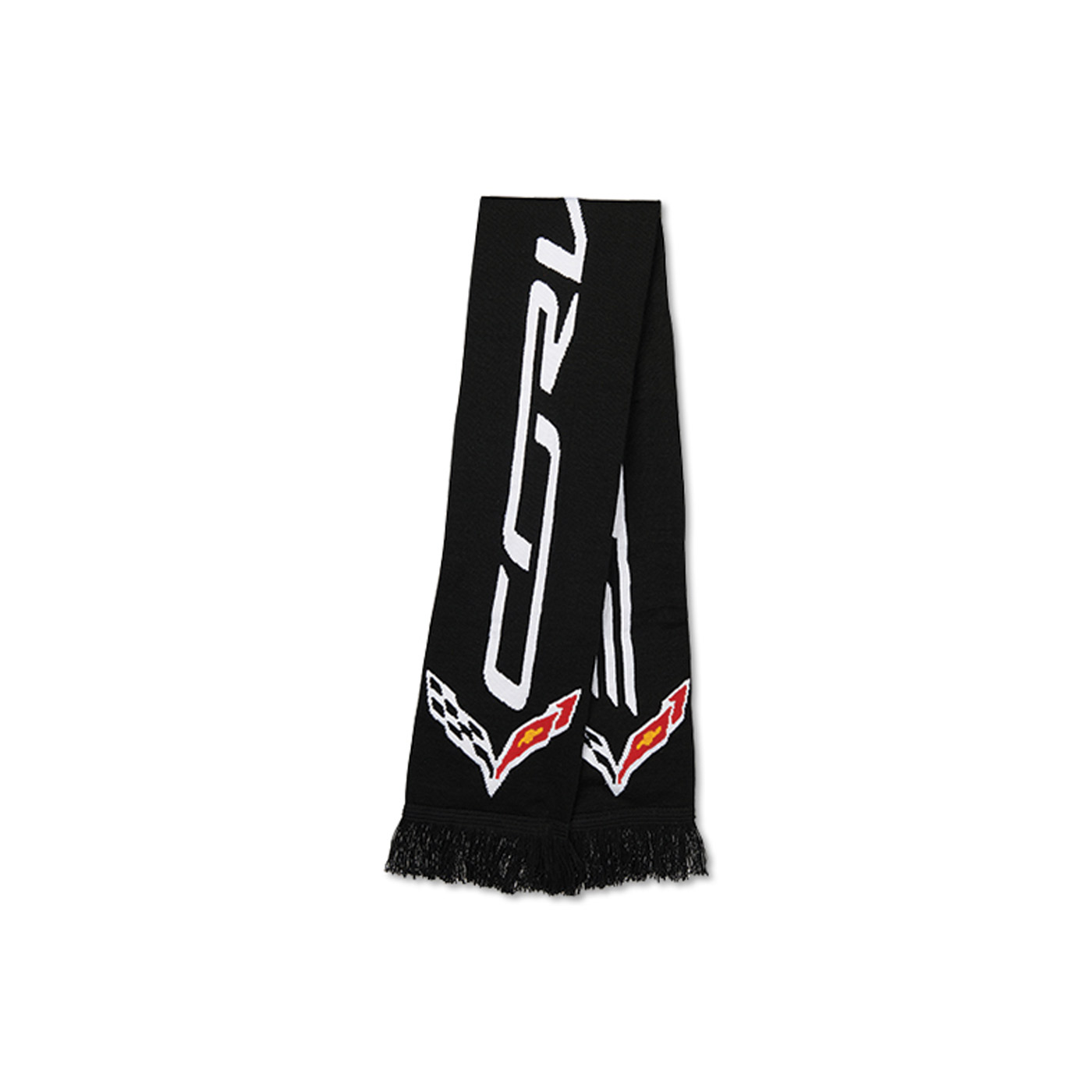 Corvette Flag Logo Knitted Scarf