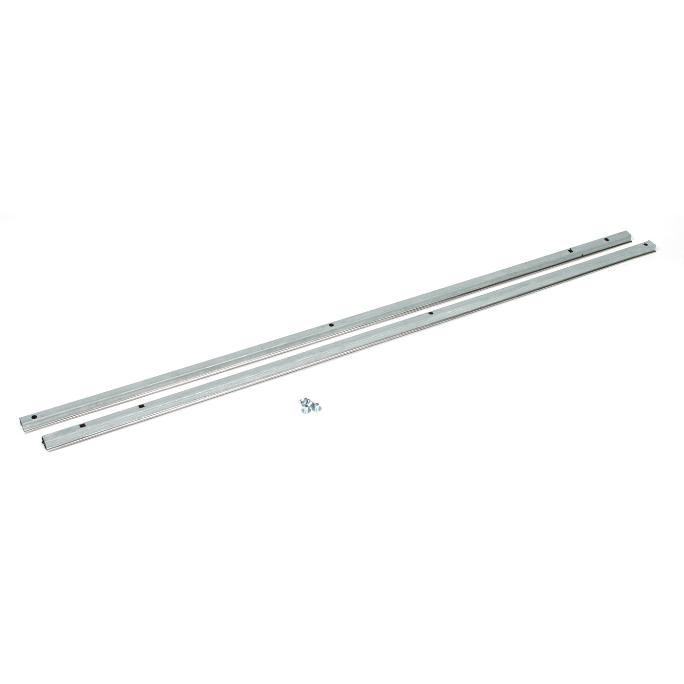 63-67 Coupe Door Glass Front Channels (Punched & Pre-Bent Design)