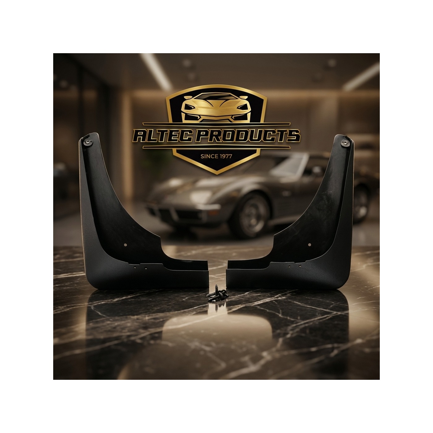 97-04 Altec Front Splash Guards (Black)