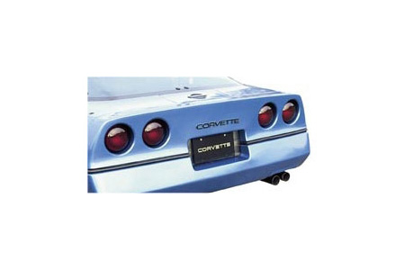 1984-1990 Corvette Rear Bumper Acrylic 3D Letters