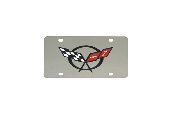 C5 Stainless Steel License Plate
