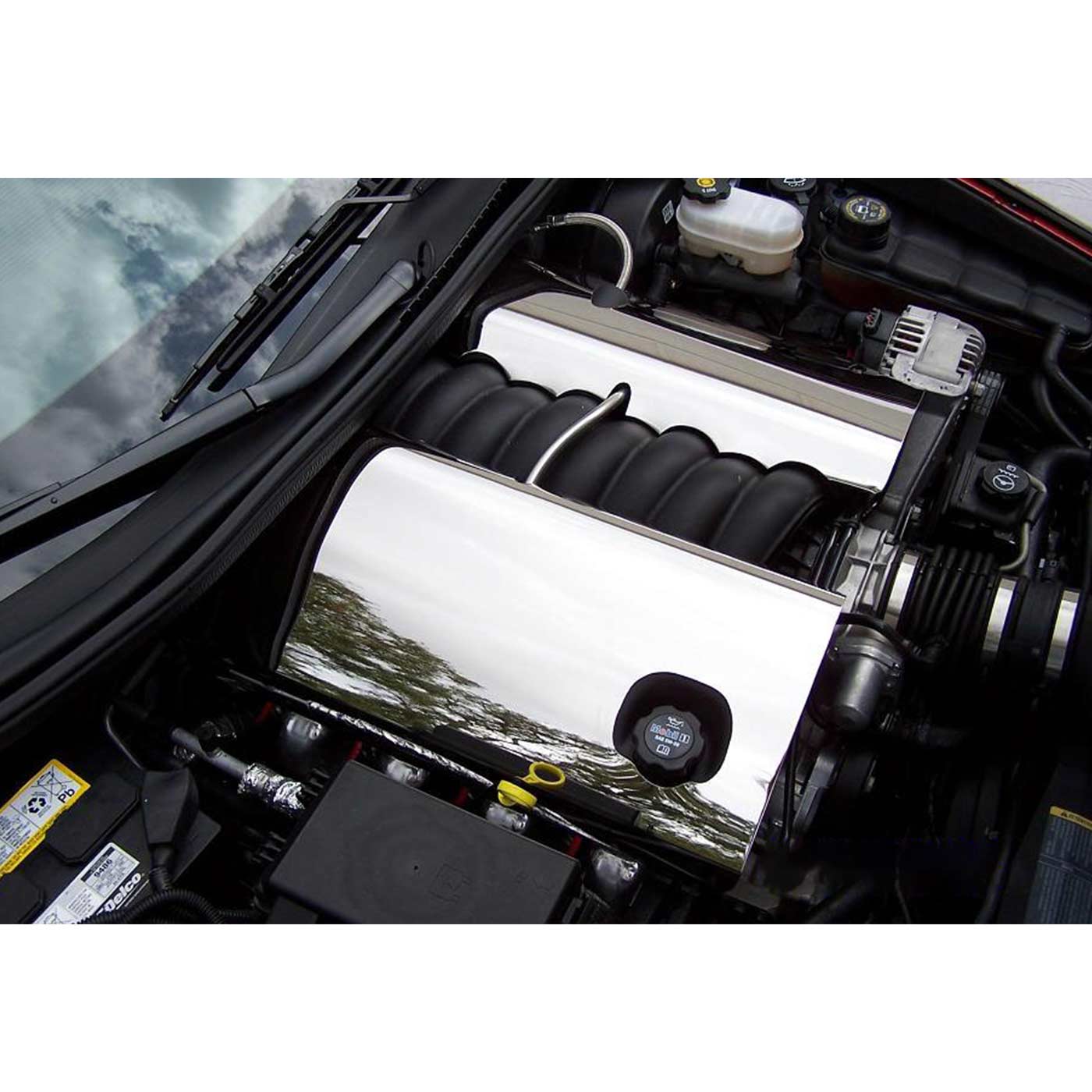 05-07 LS2 Stainless 2pc Fuel Rail Covers