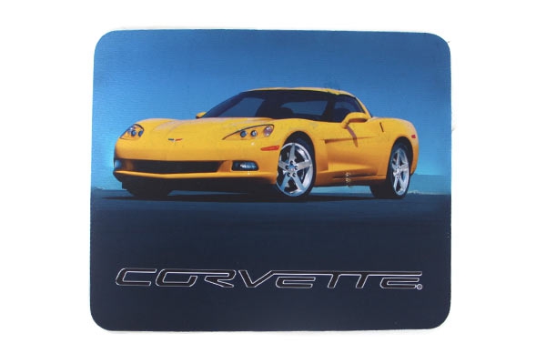 Yellow C6 Mouse Pad