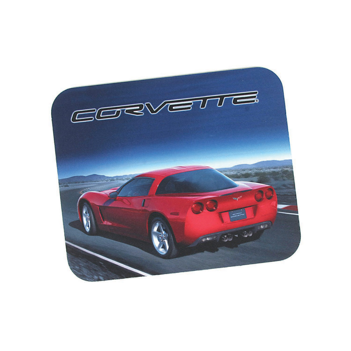 Red C6 Mouse Pad