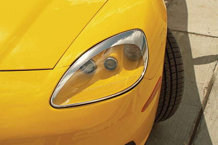 2005-2013 Corvette Headlamp Eyebrow Molding Kit